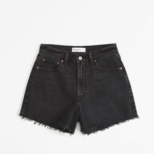 Abercrombie 90s Relaxed Shorts Curve Love black